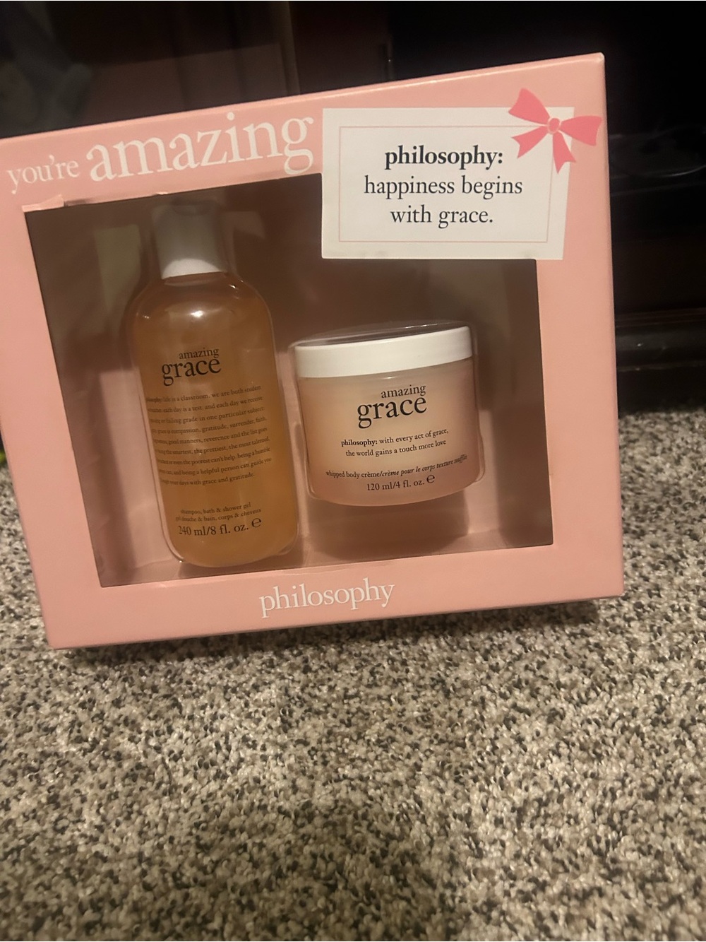 philosophy Amazing Grace Bath & Body Gift Set - Pink